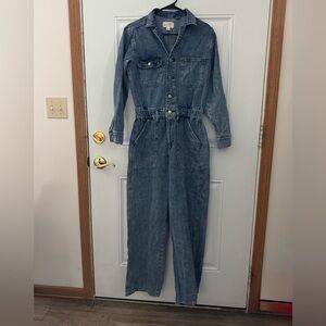 Universal Thread Blue Denim Overalls